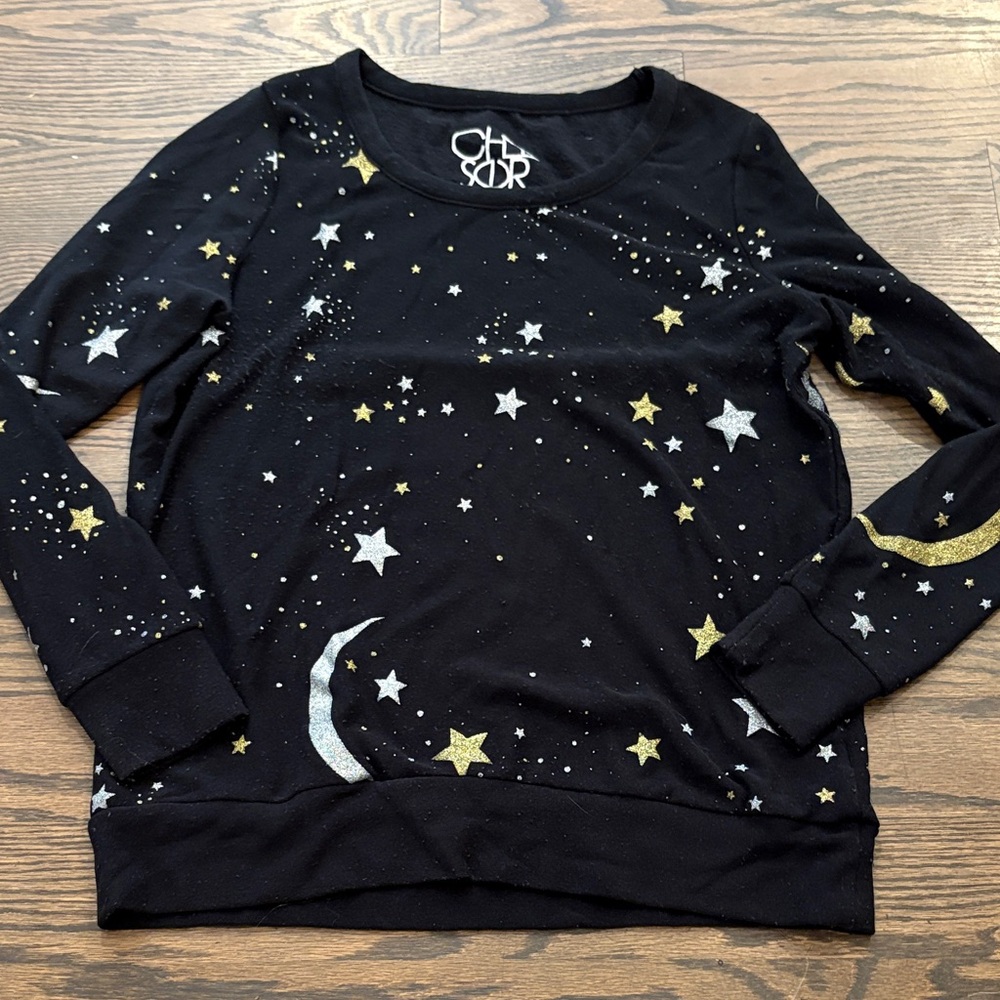 Cha sor Celestial Black Women's Sweatshirt